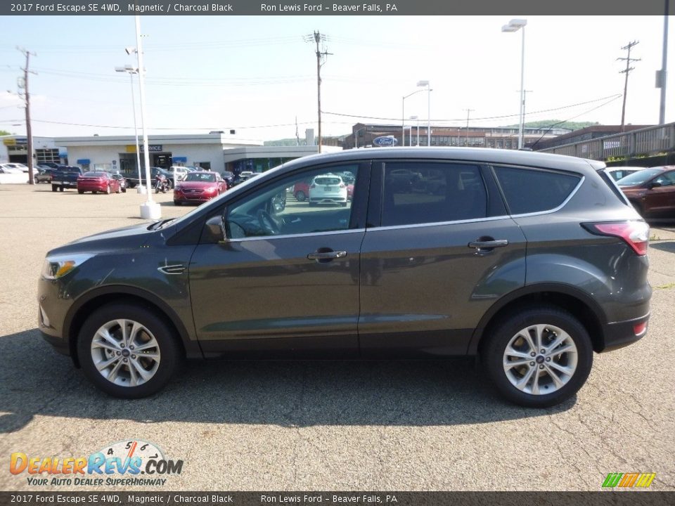 2017 Ford Escape SE 4WD Magnetic / Charcoal Black Photo #6