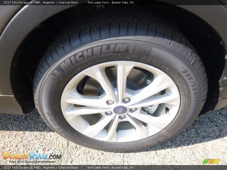 2017 Ford Escape SE 4WD Magnetic / Charcoal Black Photo #10