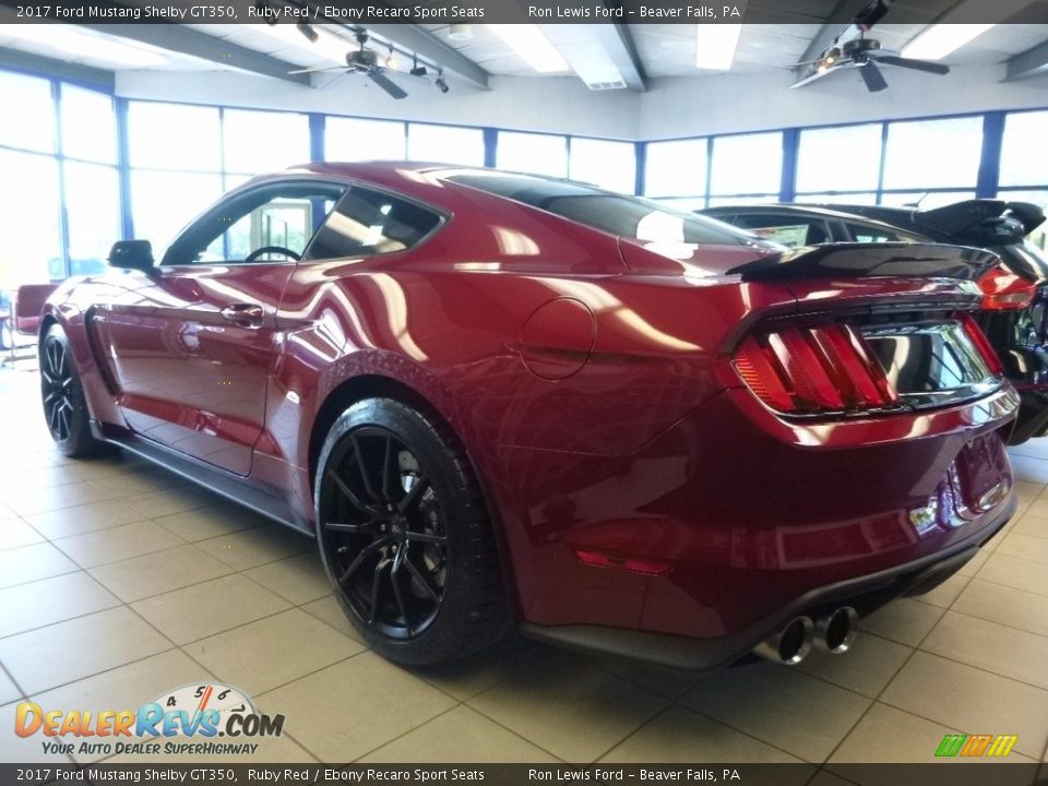 2017 Ford Mustang Shelby GT350 Ruby Red / Ebony Recaro Sport Seats Photo #5