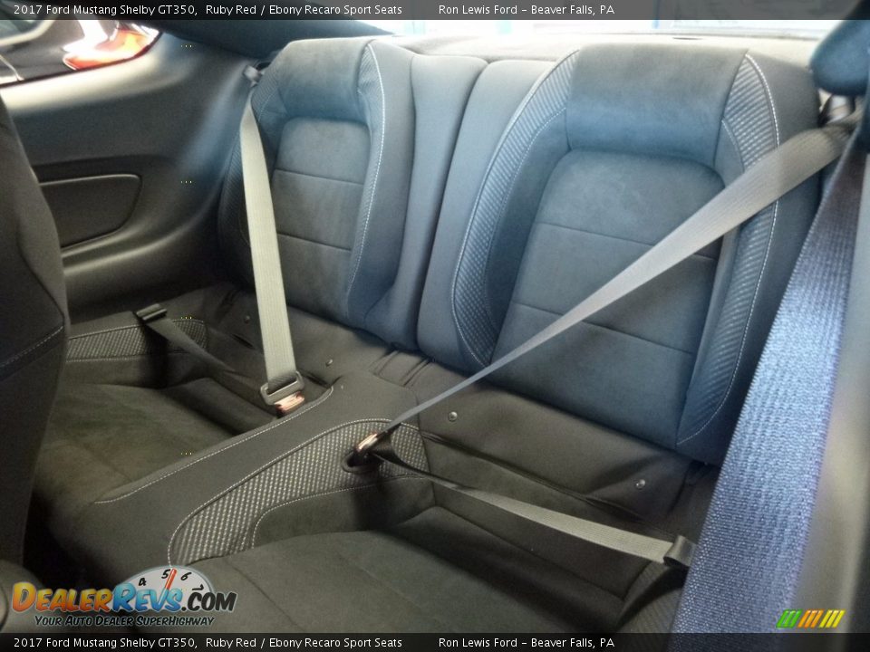 Rear Seat of 2017 Ford Mustang Shelby GT350 Photo #12