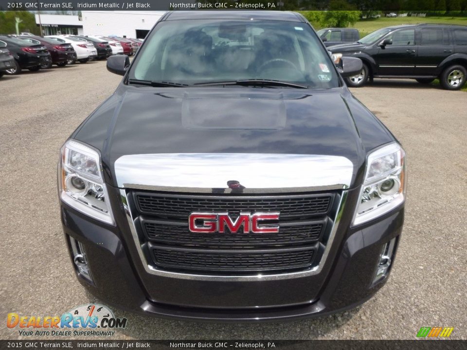 2015 GMC Terrain SLE Iridium Metallic / Jet Black Photo #3