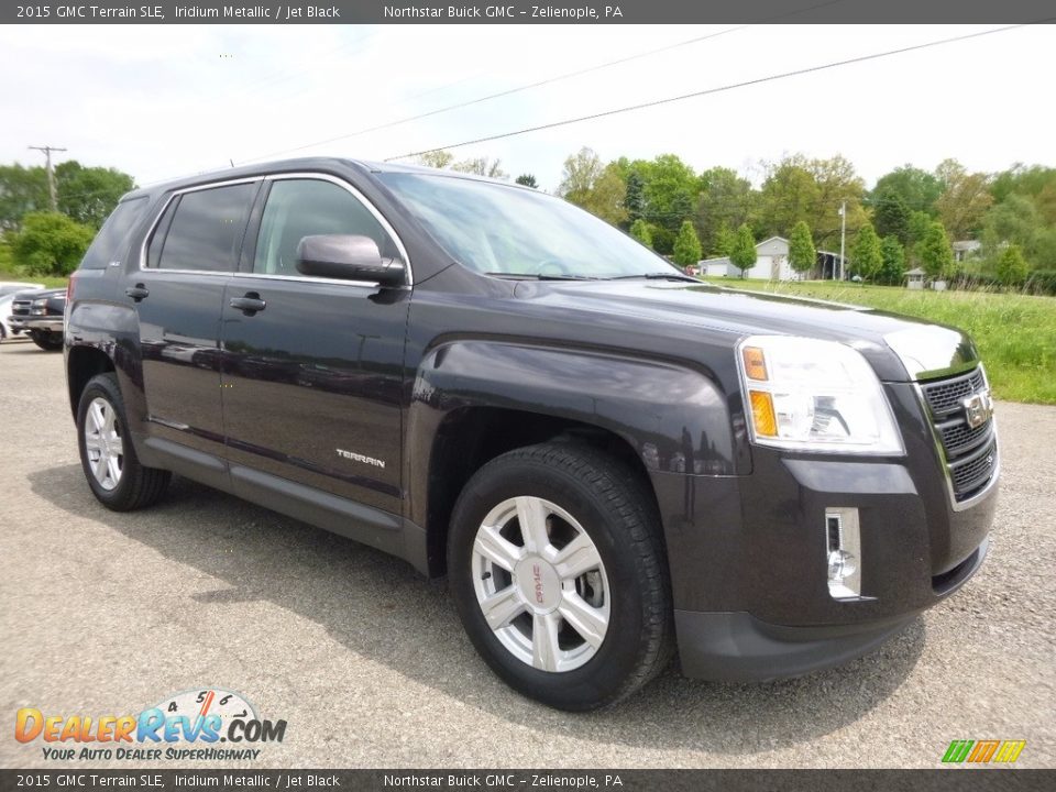 2015 GMC Terrain SLE Iridium Metallic / Jet Black Photo #4