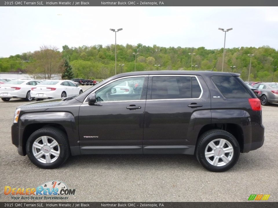 2015 GMC Terrain SLE Iridium Metallic / Jet Black Photo #13