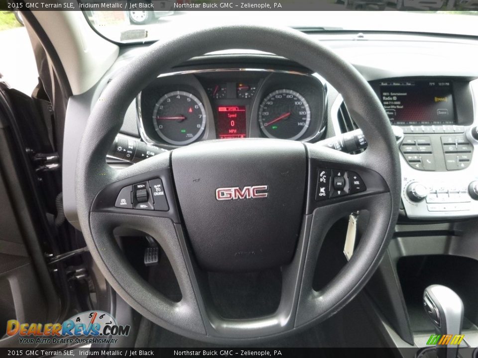 2015 GMC Terrain SLE Iridium Metallic / Jet Black Photo #23