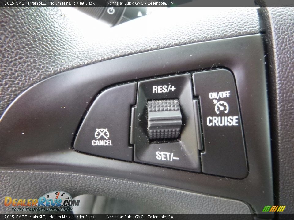 2015 GMC Terrain SLE Iridium Metallic / Jet Black Photo #24