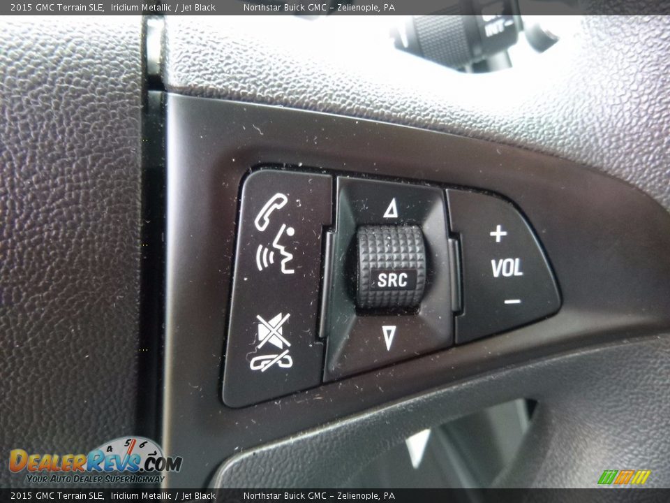 2015 GMC Terrain SLE Iridium Metallic / Jet Black Photo #25