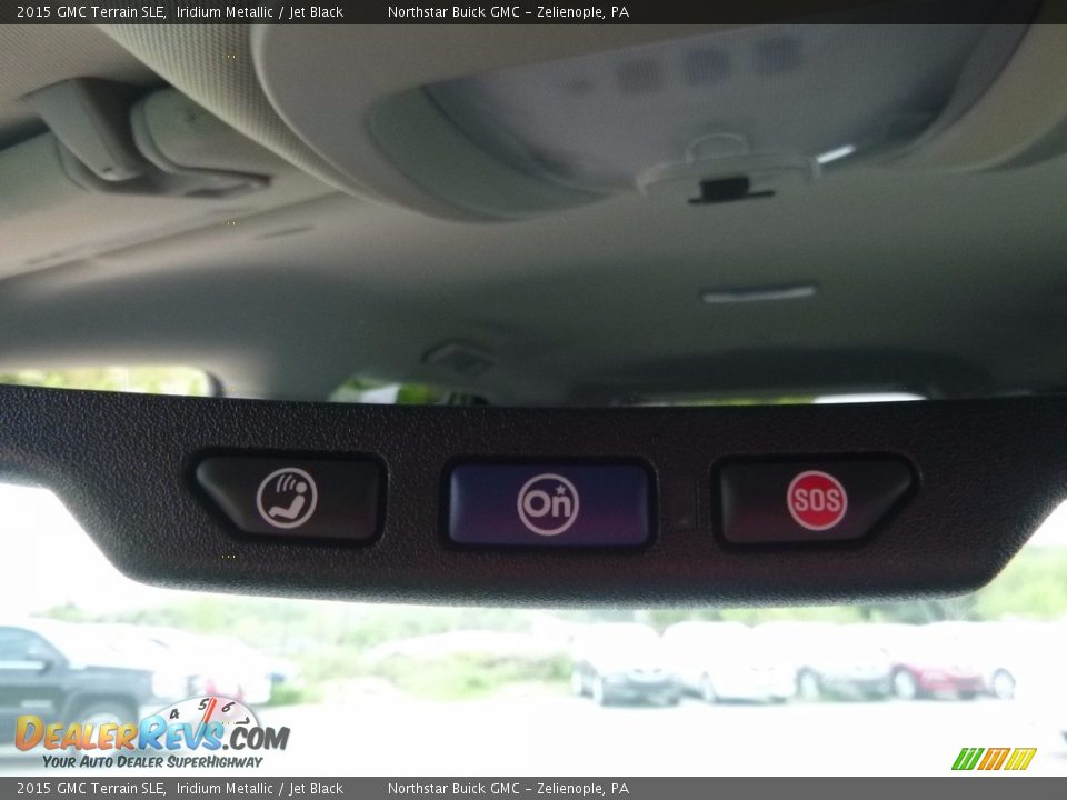 2015 GMC Terrain SLE Iridium Metallic / Jet Black Photo #26