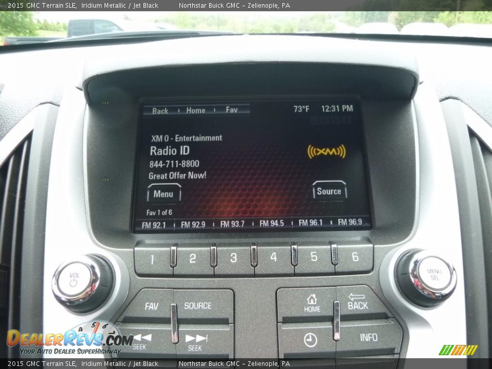 2015 GMC Terrain SLE Iridium Metallic / Jet Black Photo #27