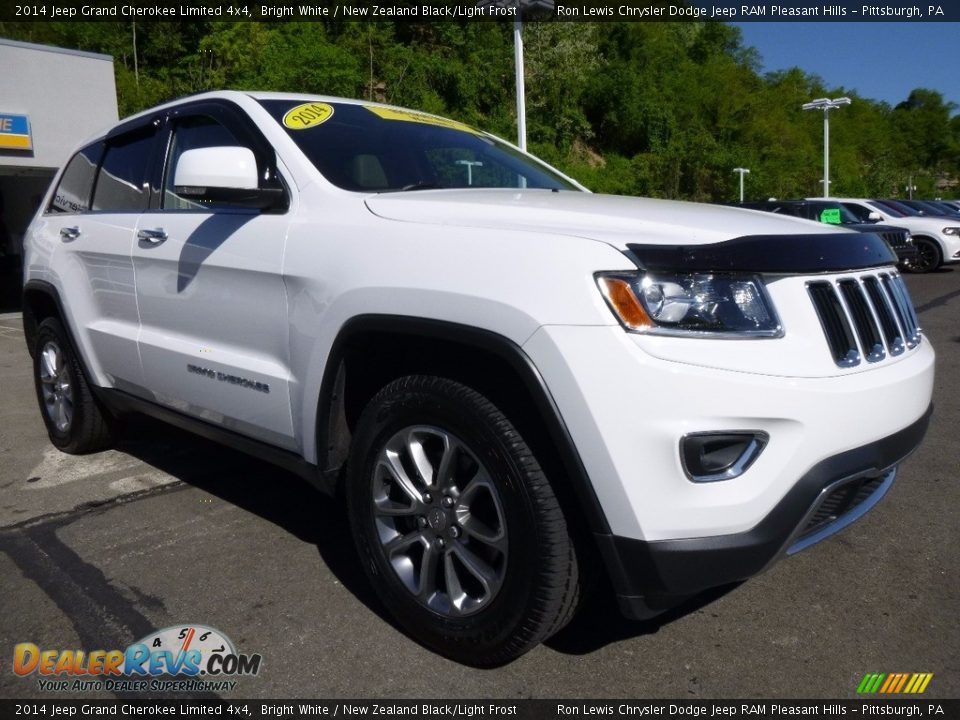 2014 Jeep Grand Cherokee Limited 4x4 Bright White / New Zealand Black/Light Frost Photo #4