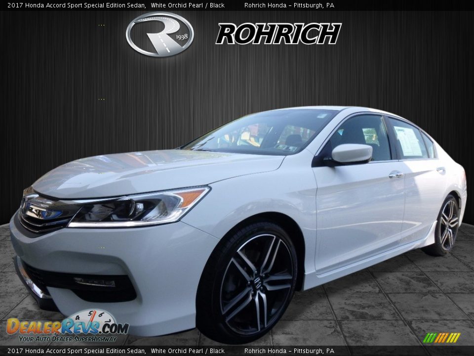 2017 Honda Accord Sport Special Edition Sedan White Orchid Pearl / Black Photo #3