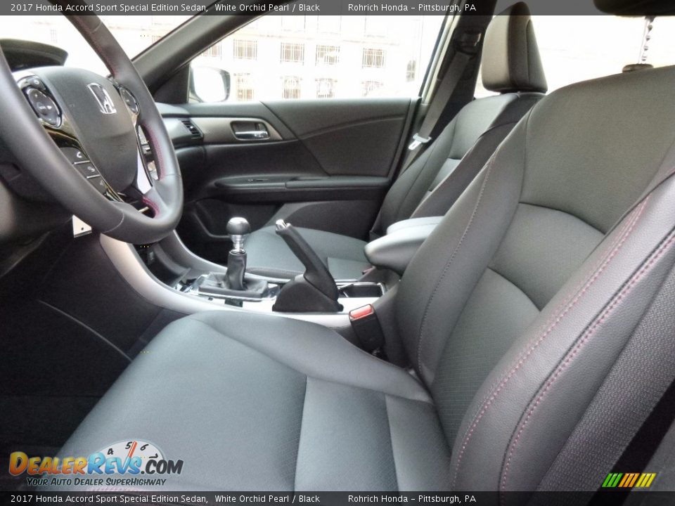 2017 Honda Accord Sport Special Edition Sedan White Orchid Pearl / Black Photo #6