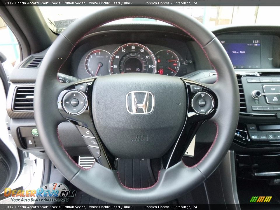 2017 Honda Accord Sport Special Edition Sedan Steering Wheel Photo #21