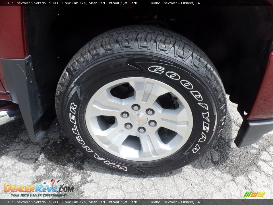 2017 Chevrolet Silverado 1500 LT Crew Cab 4x4 Siren Red Tintcoat / Jet Black Photo #10