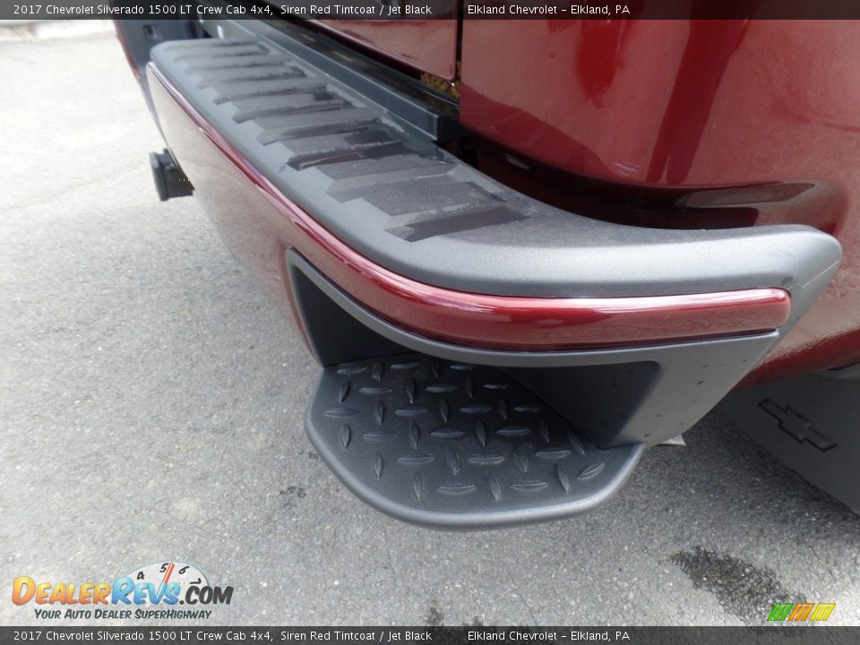 2017 Chevrolet Silverado 1500 LT Crew Cab 4x4 Siren Red Tintcoat / Jet Black Photo #11