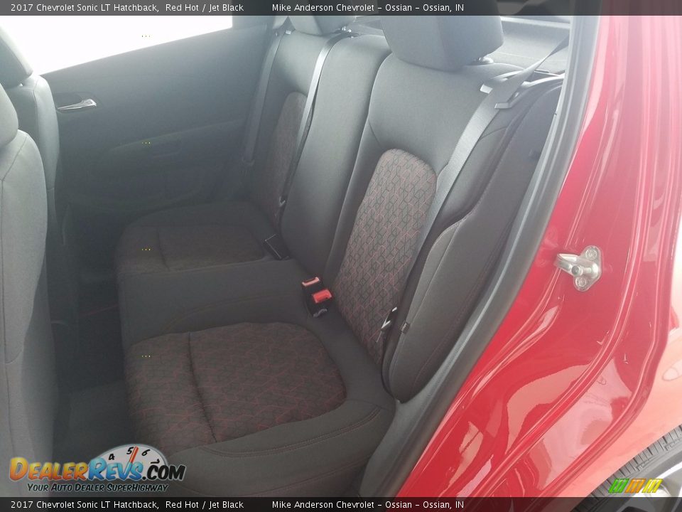 2017 Chevrolet Sonic LT Hatchback Red Hot / Jet Black Photo #16