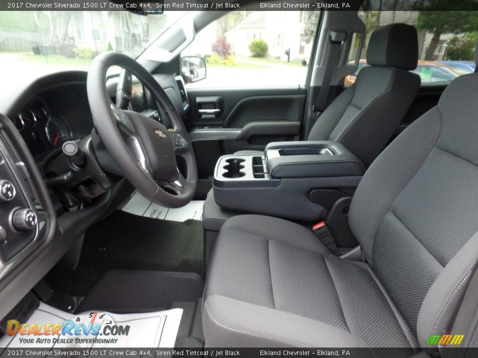2017 Chevrolet Silverado 1500 LT Crew Cab 4x4 Siren Red Tintcoat / Jet Black Photo #18