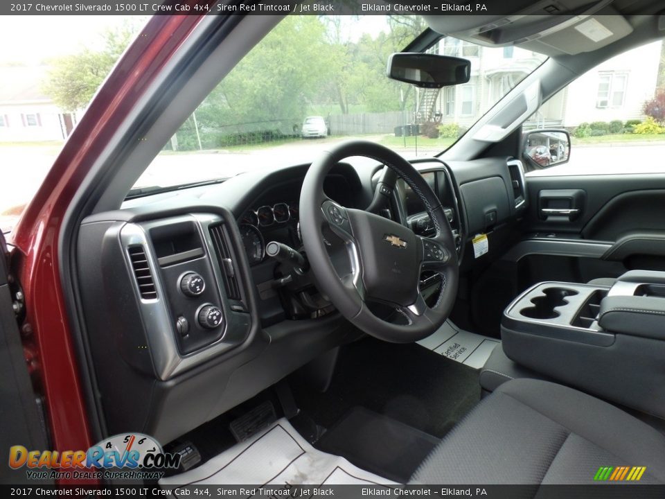 2017 Chevrolet Silverado 1500 LT Crew Cab 4x4 Siren Red Tintcoat / Jet Black Photo #19