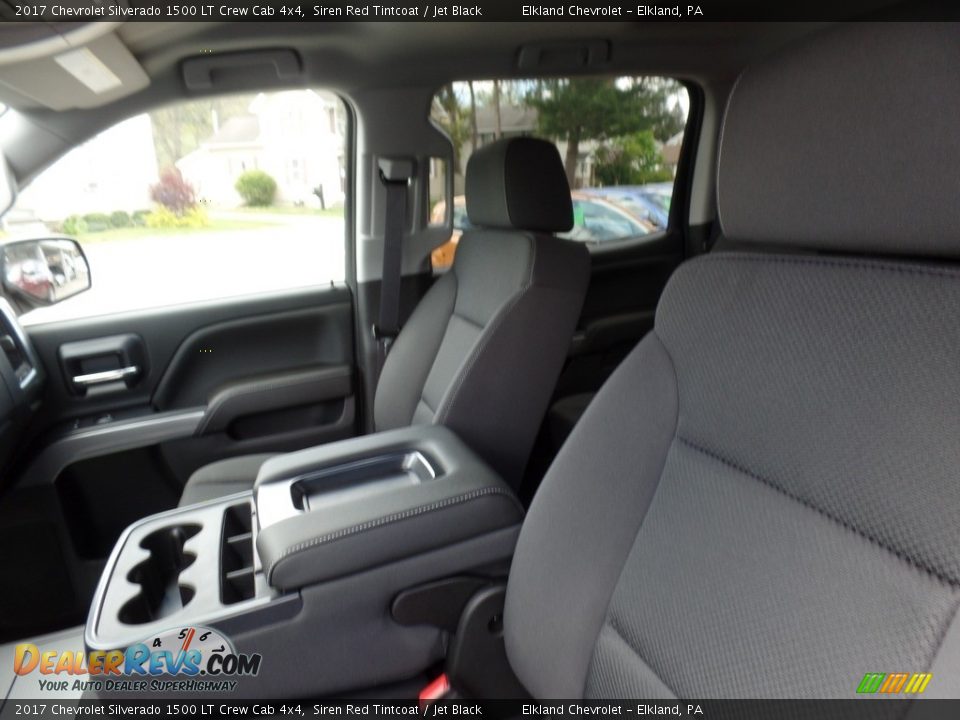 2017 Chevrolet Silverado 1500 LT Crew Cab 4x4 Siren Red Tintcoat / Jet Black Photo #27
