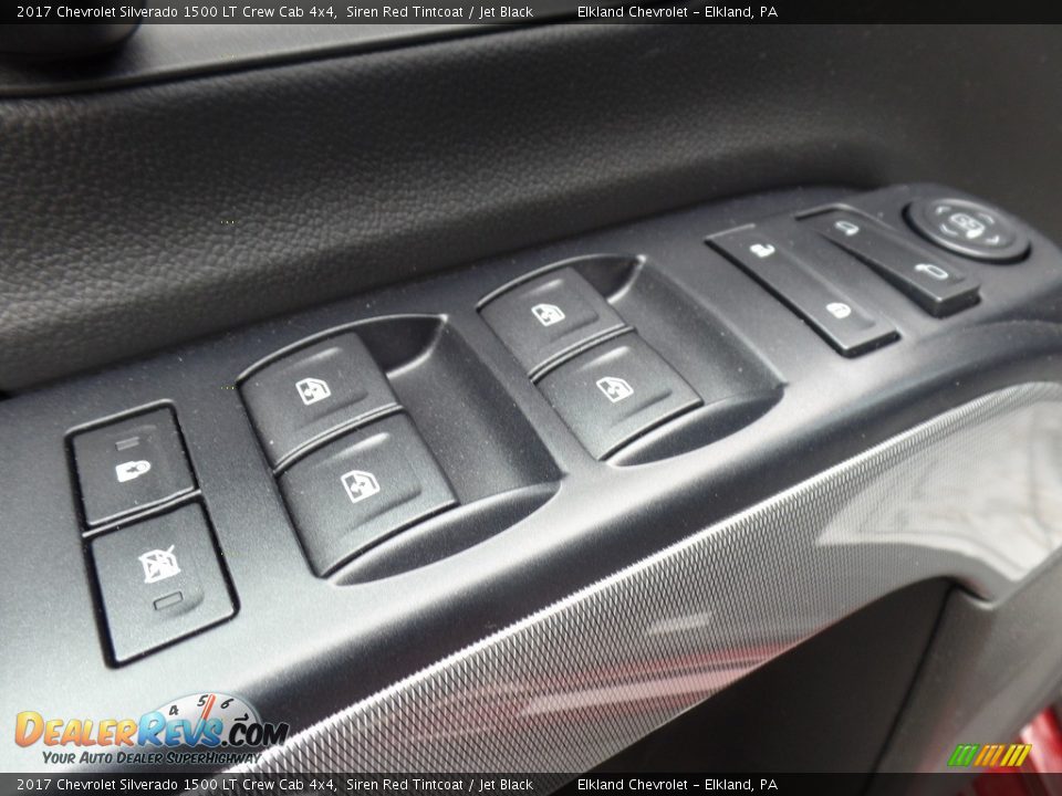 2017 Chevrolet Silverado 1500 LT Crew Cab 4x4 Siren Red Tintcoat / Jet Black Photo #28