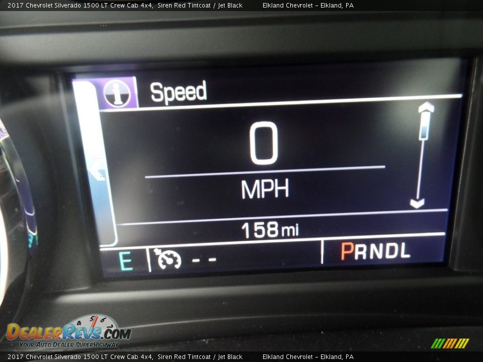 2017 Chevrolet Silverado 1500 LT Crew Cab 4x4 Siren Red Tintcoat / Jet Black Photo #33