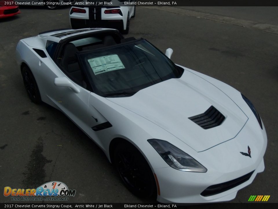 2017 Chevrolet Corvette Stingray Coupe Arctic White / Jet Black Photo #1