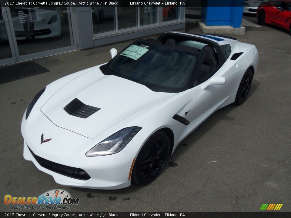 2017 Chevrolet Corvette Stingray Coupe Arctic White / Jet Black Photo #2