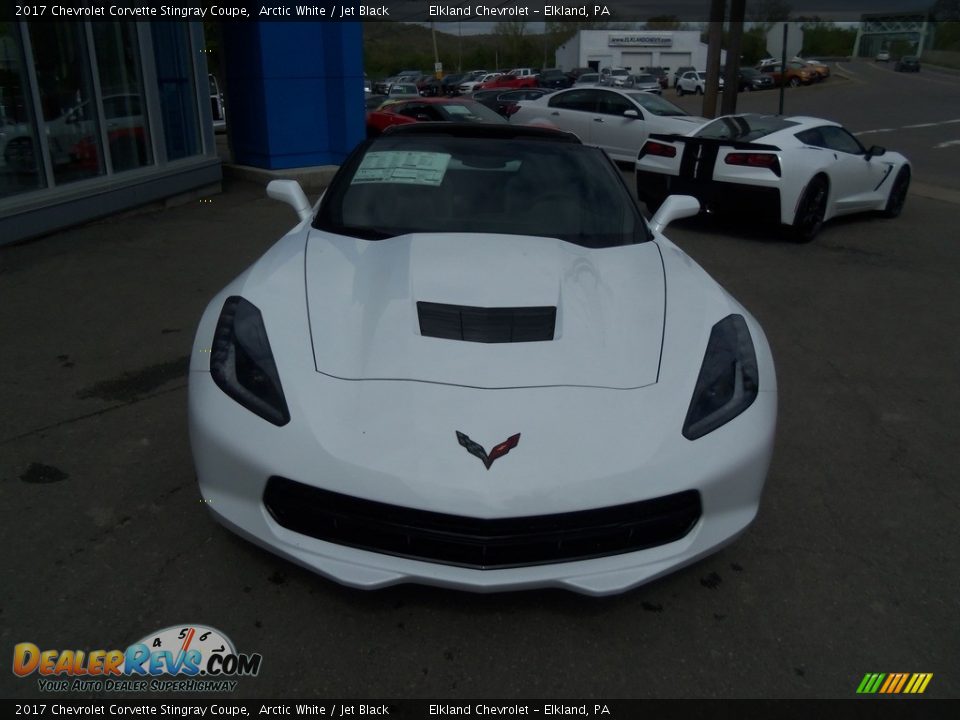 2017 Chevrolet Corvette Stingray Coupe Arctic White / Jet Black Photo #4