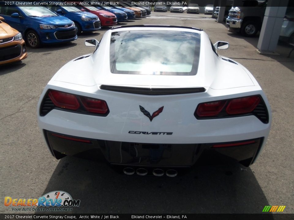 2017 Chevrolet Corvette Stingray Coupe Arctic White / Jet Black Photo #7