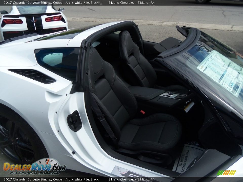 2017 Chevrolet Corvette Stingray Coupe Arctic White / Jet Black Photo #11