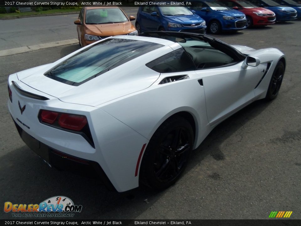 2017 Chevrolet Corvette Stingray Coupe Arctic White / Jet Black Photo #15