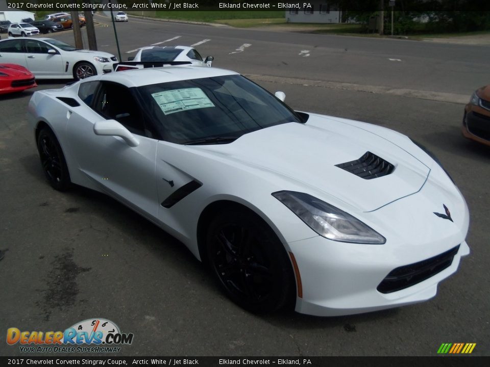 2017 Chevrolet Corvette Stingray Coupe Arctic White / Jet Black Photo #19