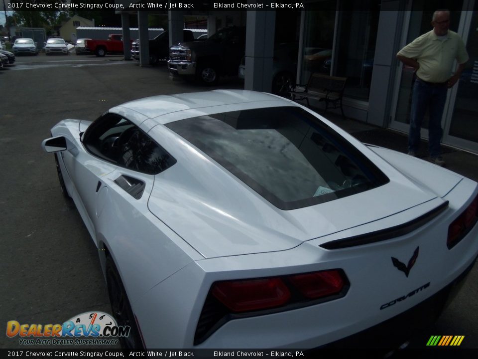 2017 Chevrolet Corvette Stingray Coupe Arctic White / Jet Black Photo #20