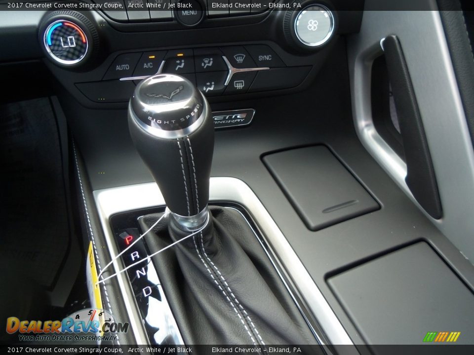 2017 Chevrolet Corvette Stingray Coupe Arctic White / Jet Black Photo #24