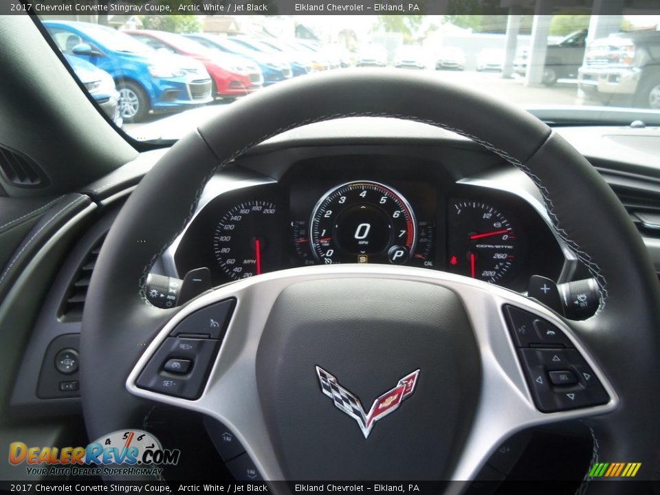 2017 Chevrolet Corvette Stingray Coupe Arctic White / Jet Black Photo #26