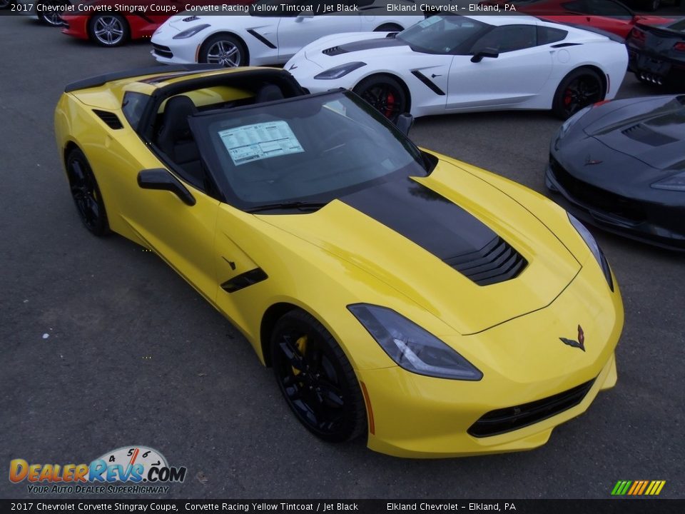 2017 Chevrolet Corvette Stingray Coupe Corvette Racing Yellow Tintcoat / Jet Black Photo #1