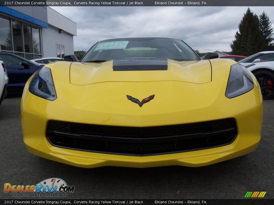 2017 Chevrolet Corvette Stingray Coupe Corvette Racing Yellow Tintcoat / Jet Black Photo #4