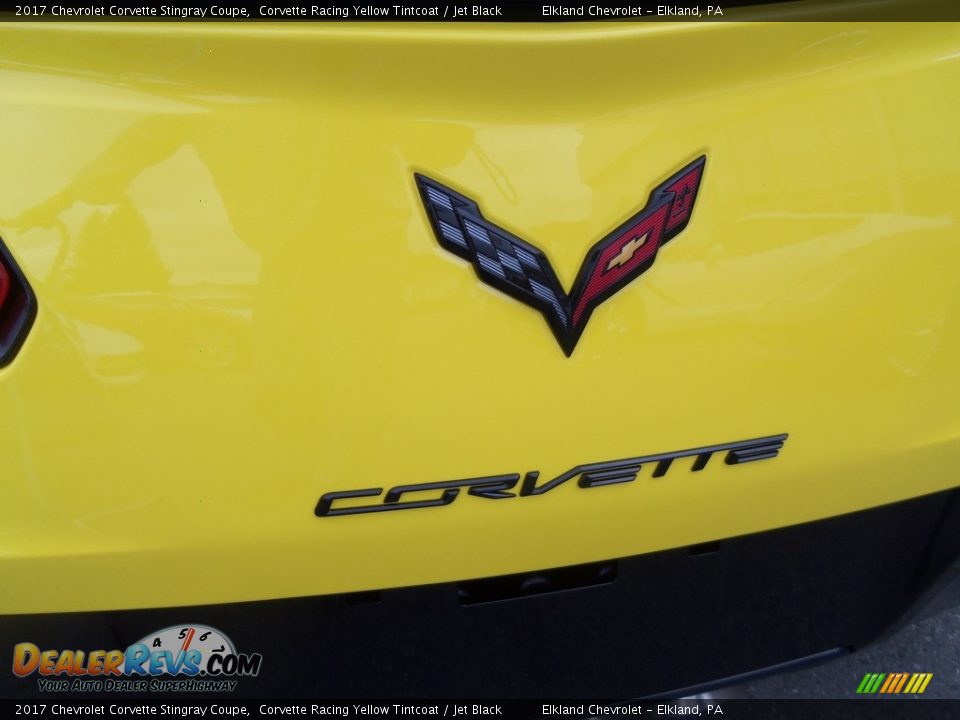 2017 Chevrolet Corvette Stingray Coupe Corvette Racing Yellow Tintcoat / Jet Black Photo #10