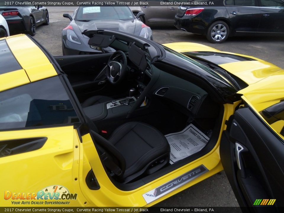 2017 Chevrolet Corvette Stingray Coupe Corvette Racing Yellow Tintcoat / Jet Black Photo #13