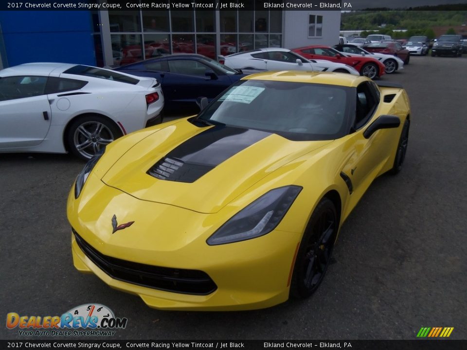 2017 Chevrolet Corvette Stingray Coupe Corvette Racing Yellow Tintcoat / Jet Black Photo #20