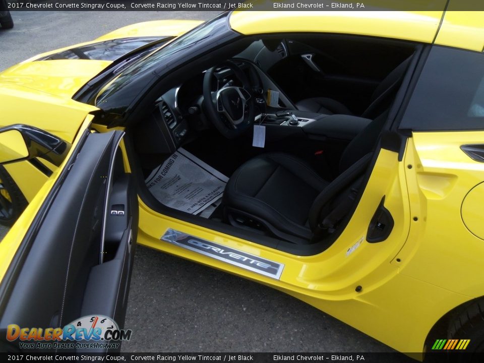 2017 Chevrolet Corvette Stingray Coupe Corvette Racing Yellow Tintcoat / Jet Black Photo #22