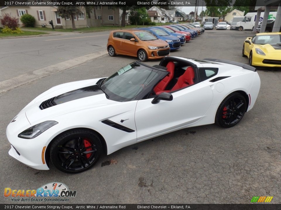 Arctic White 2017 Chevrolet Corvette Stingray Coupe Photo #1