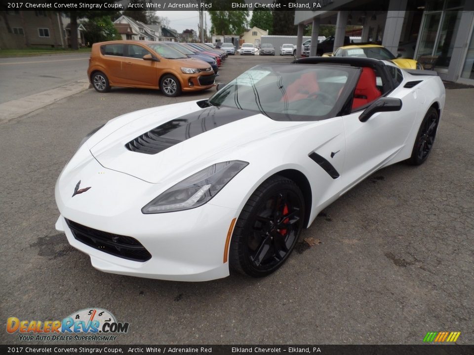 Arctic White 2017 Chevrolet Corvette Stingray Coupe Photo #6