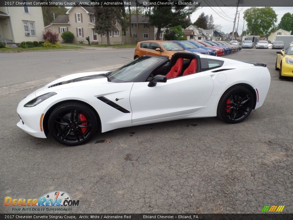 Arctic White 2017 Chevrolet Corvette Stingray Coupe Photo #7