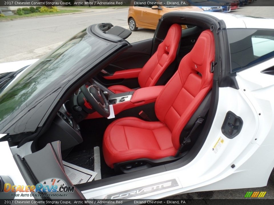 Front Seat of 2017 Chevrolet Corvette Stingray Coupe Photo #13