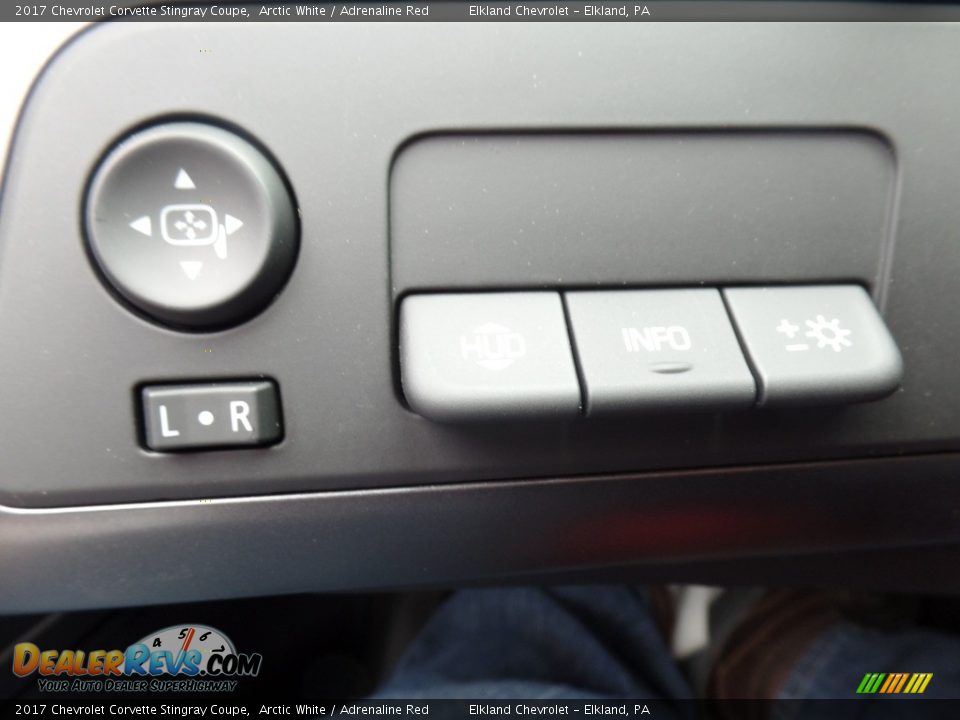 2017 Chevrolet Corvette Stingray Coupe Arctic White / Adrenaline Red Photo #26