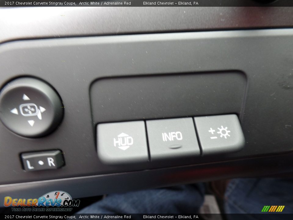 2017 Chevrolet Corvette Stingray Coupe Arctic White / Adrenaline Red Photo #27