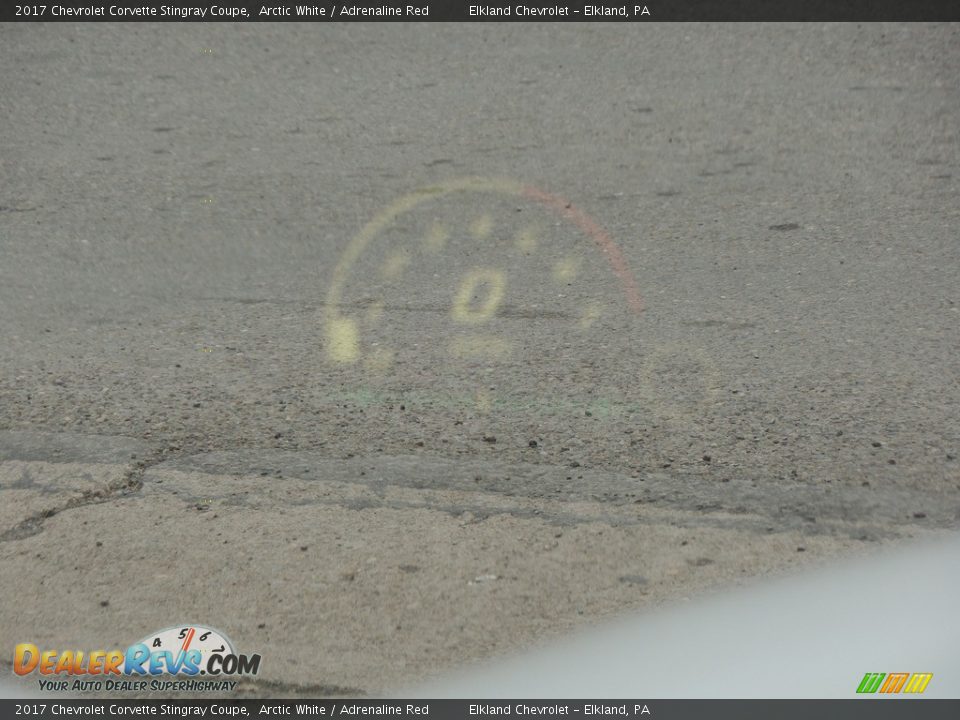 2017 Chevrolet Corvette Stingray Coupe Arctic White / Adrenaline Red Photo #28