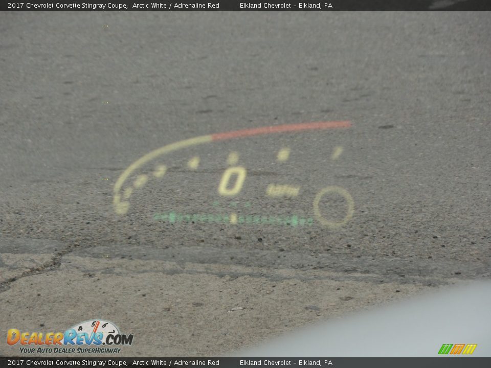 2017 Chevrolet Corvette Stingray Coupe Arctic White / Adrenaline Red Photo #29