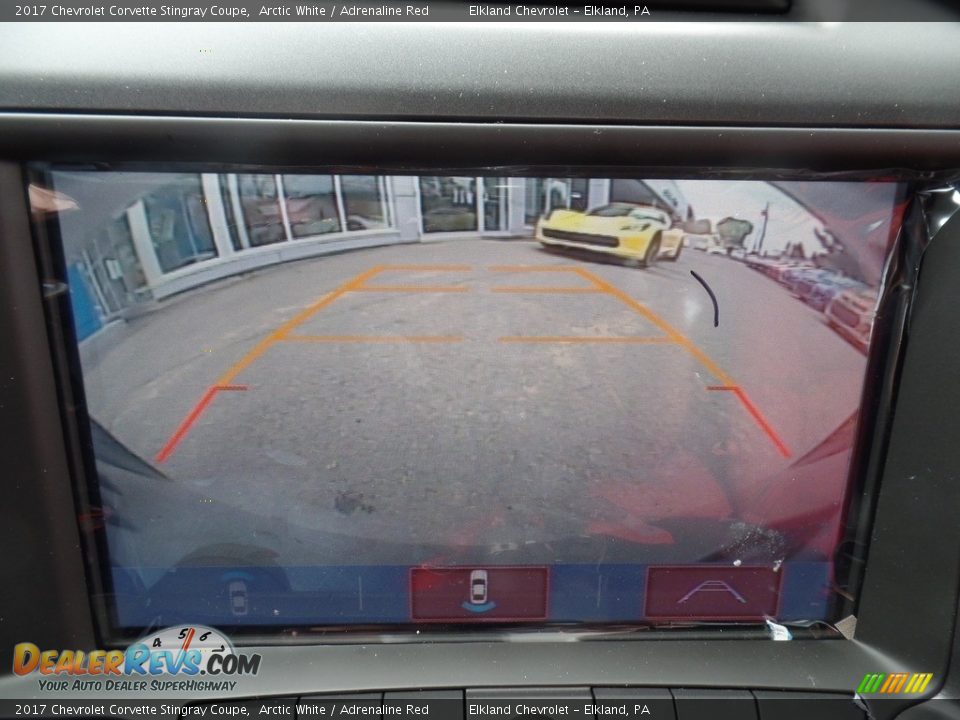 2017 Chevrolet Corvette Stingray Coupe Arctic White / Adrenaline Red Photo #33