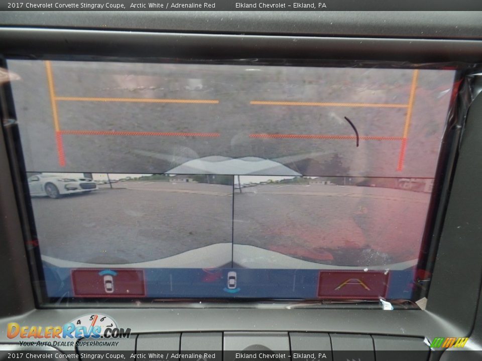 2017 Chevrolet Corvette Stingray Coupe Arctic White / Adrenaline Red Photo #36